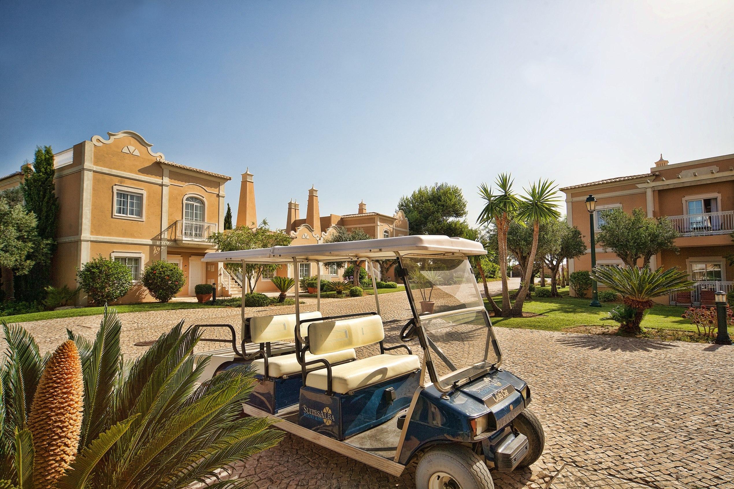 Vila Alba Resort Carvoeiro  Exterior photo Golf carts at Quinta do Lago